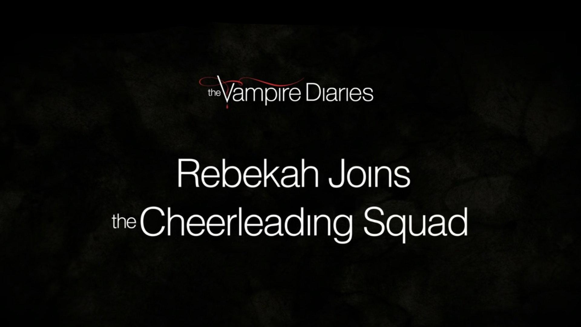 Still from Favorite Scenes: Rebekah Joins the Cheerleading Squad