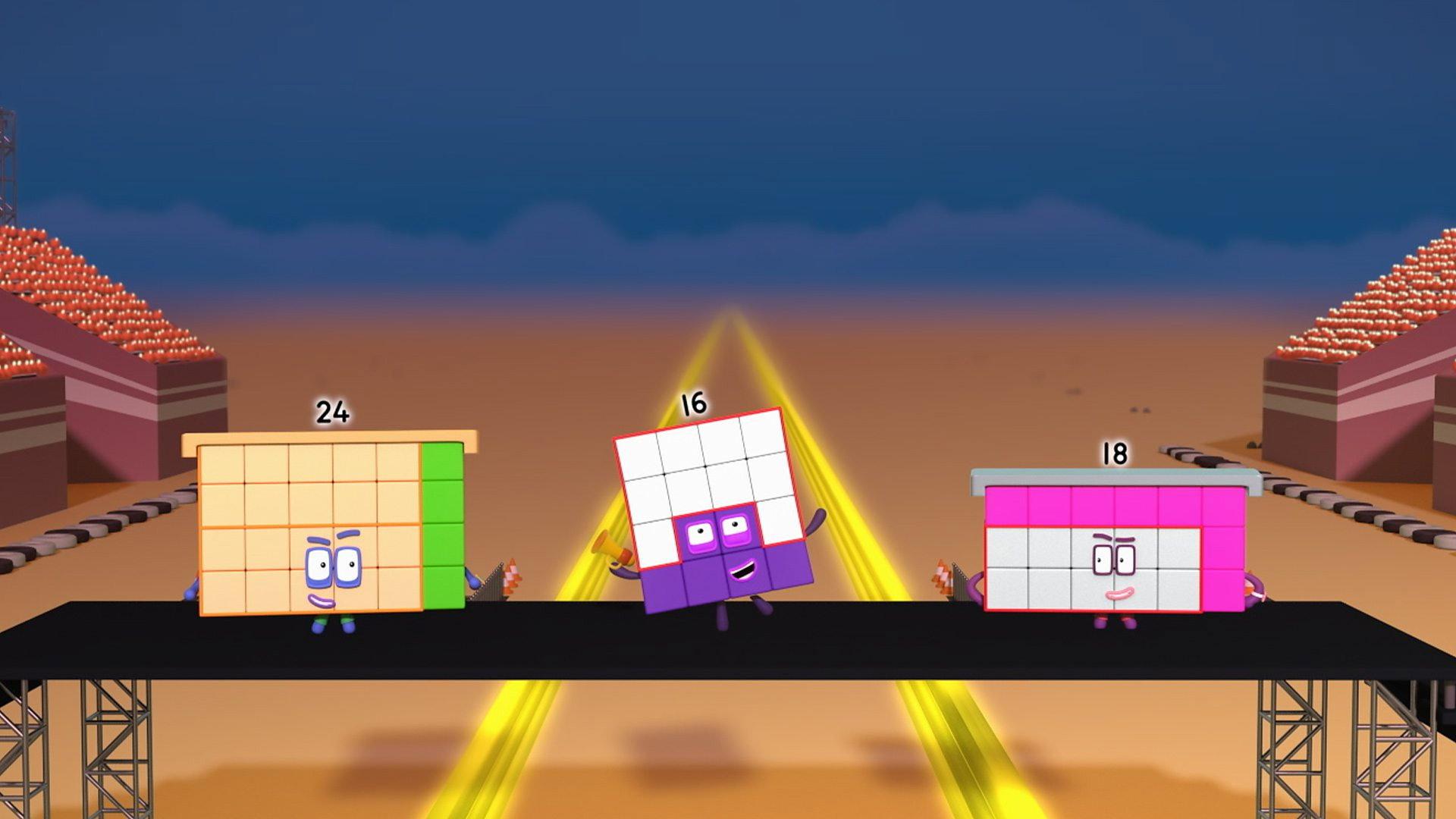 Still from Rectangle Racers