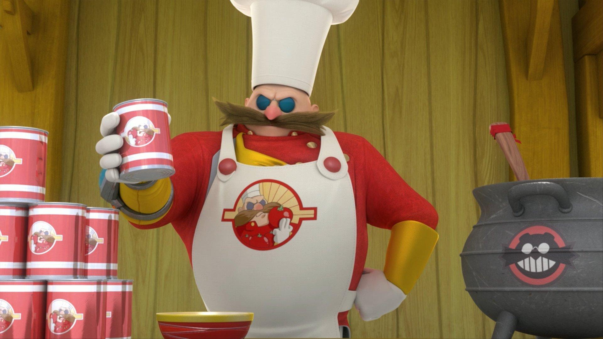 Still from Dr. Eggman's Tomato Sauce