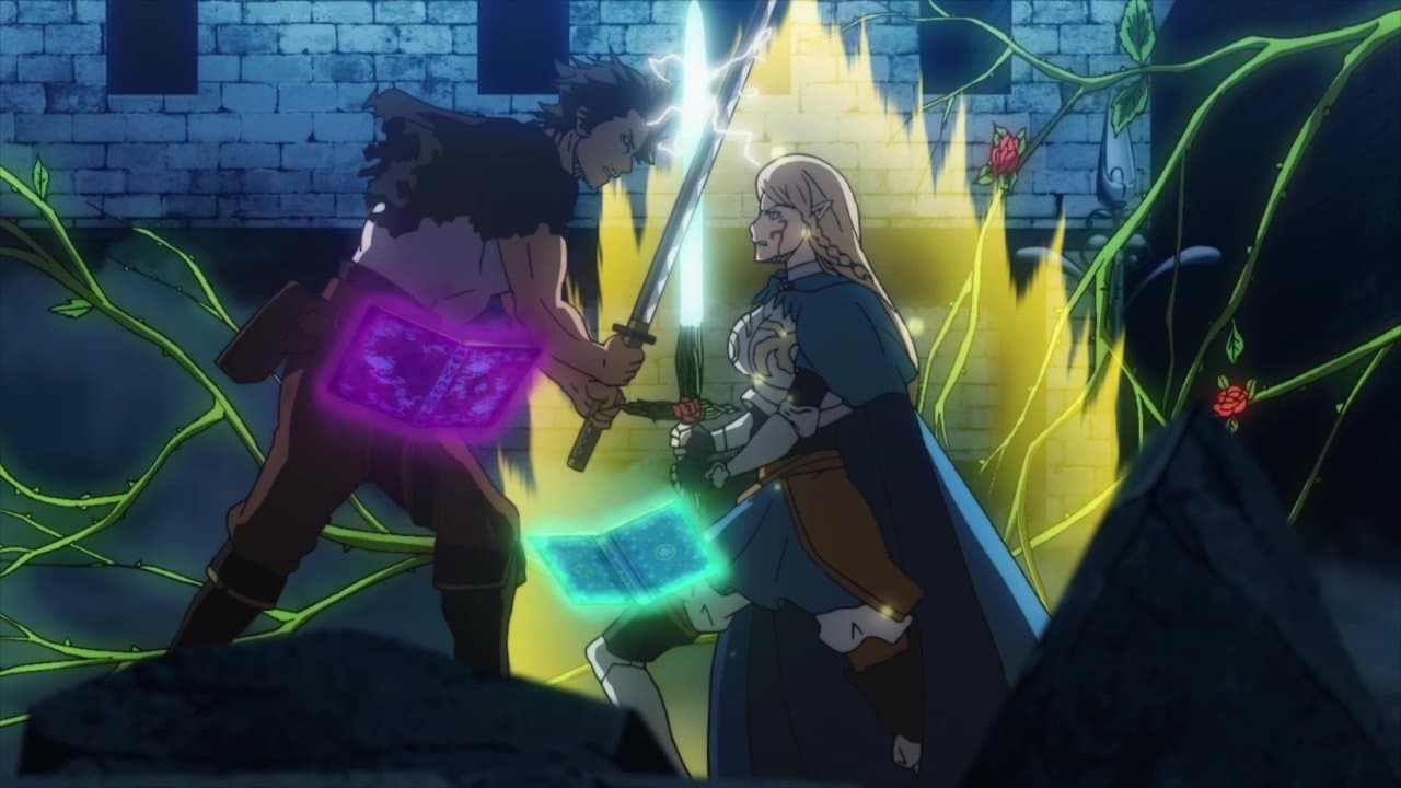 Still from The Black Bulls Captain vs. the Crimson Wild Rose