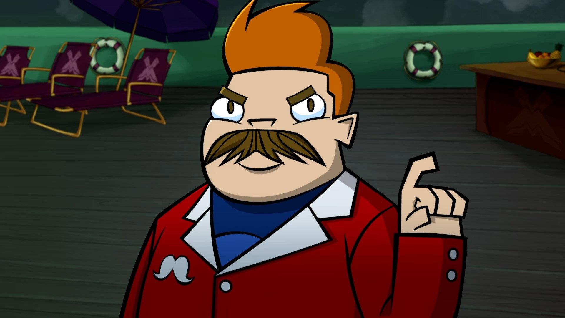 Still from Secret Stache