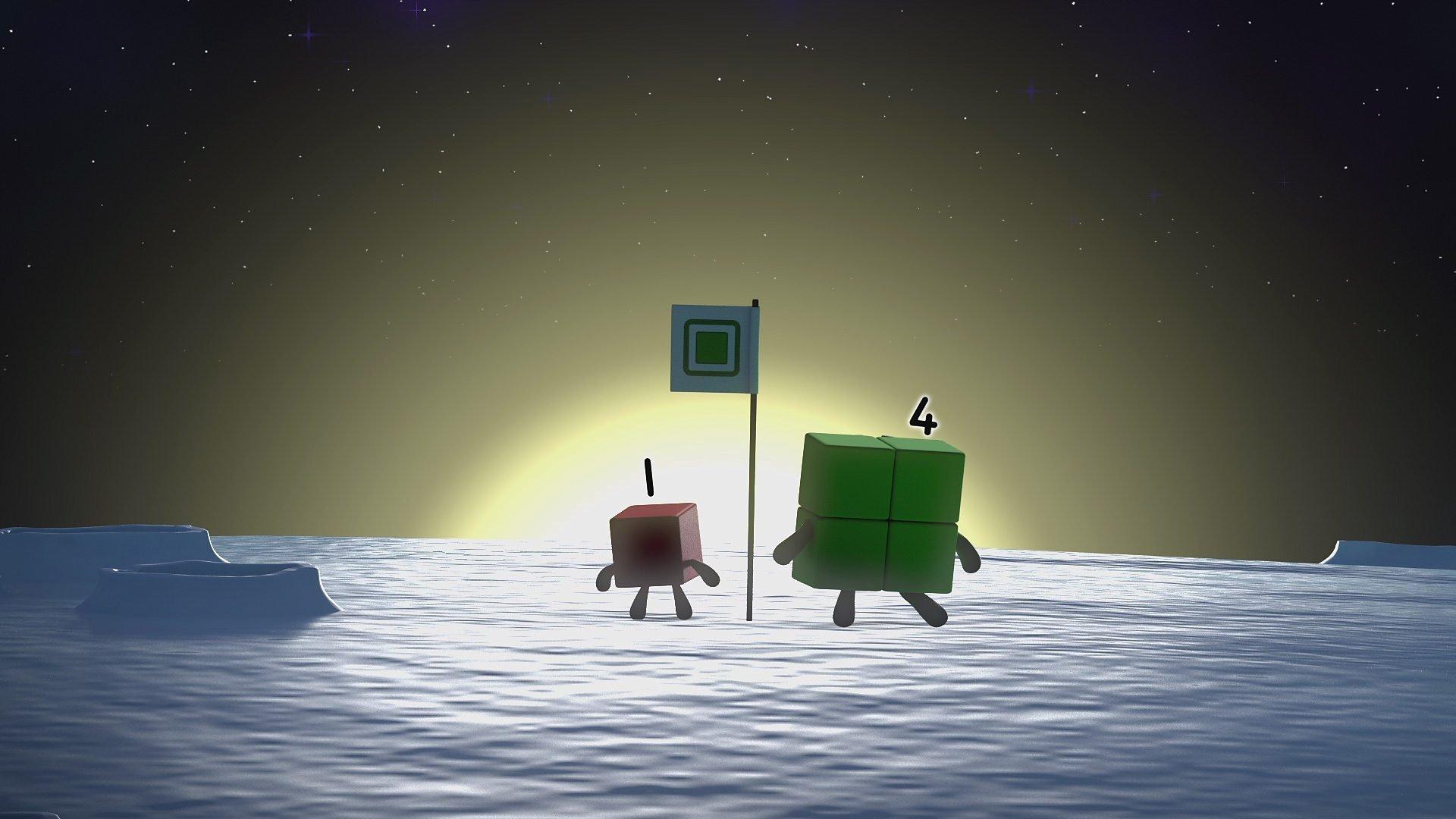 Still from Square on the Moon