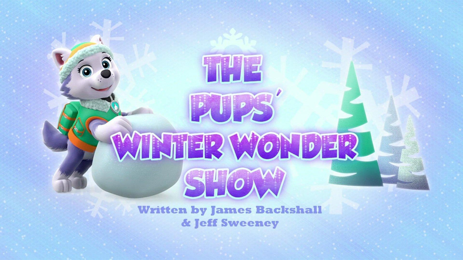 Still from The Pups' Winter Wonder Show