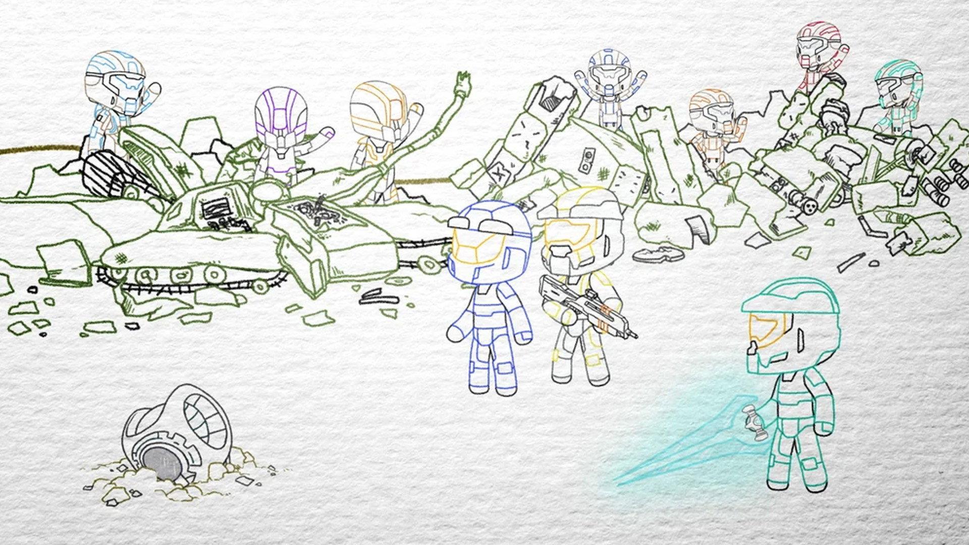 Still from Caboose's Guide to Making Friends