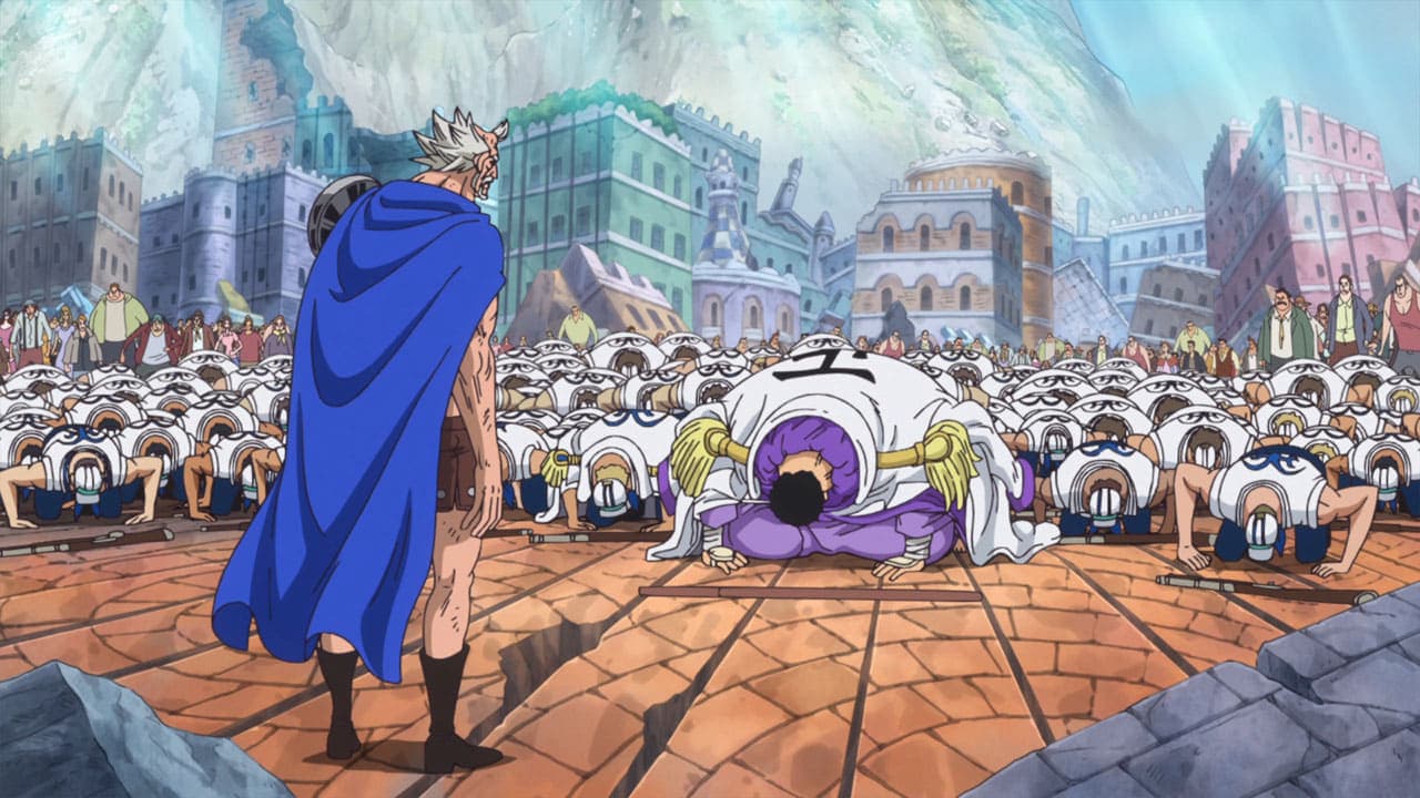 Still from The Unheard-of! Admiral Fujitora's Surprising Decision!