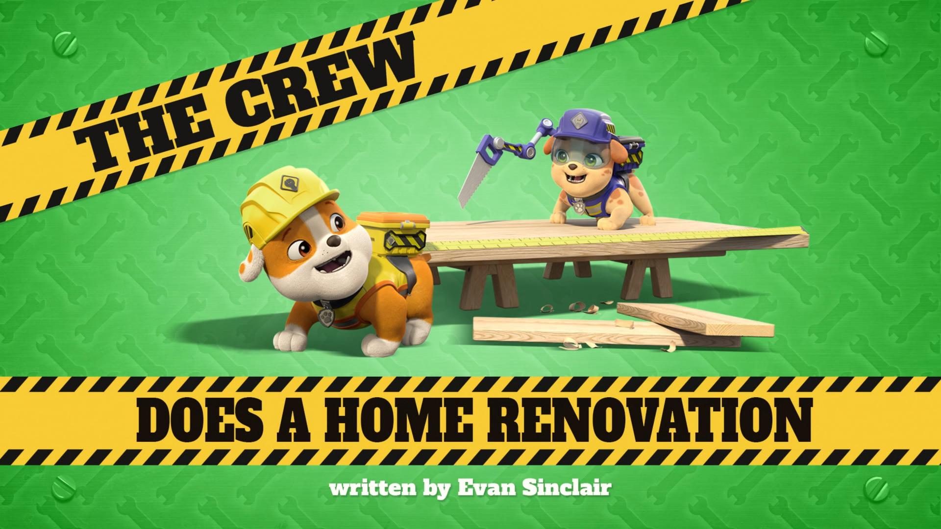 Still from The Crew Does a Home Renovation