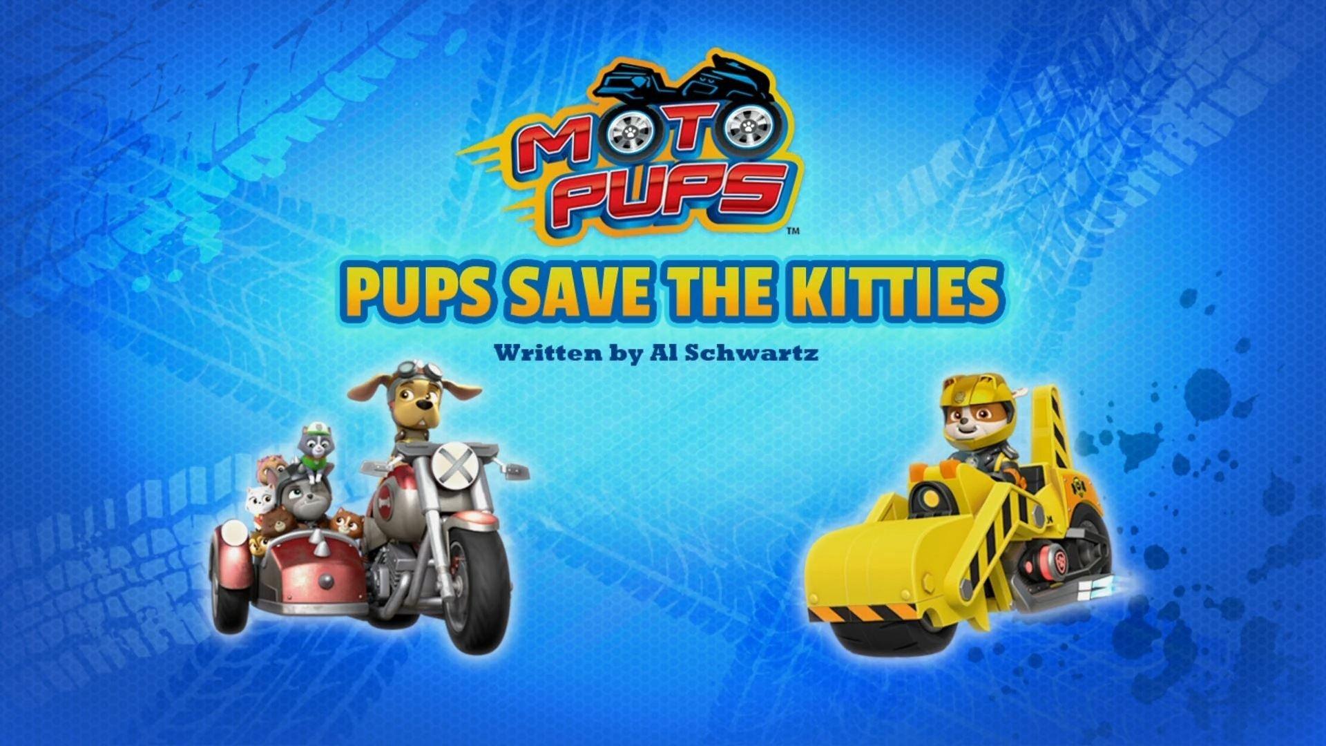 Still from Moto Pups: Pups Save the Kitties