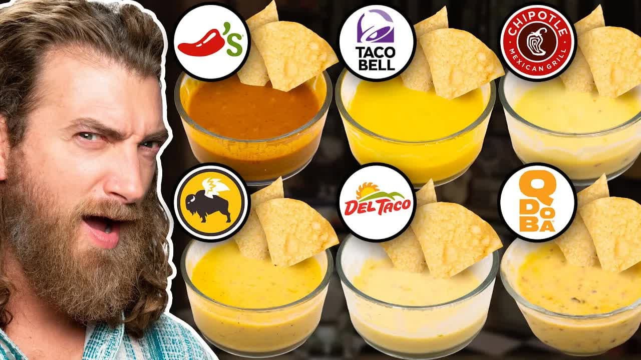 Still from Blind Fast Food Queso Taste Test