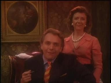 Still from The Irresistible Rise of Alan B'Stard