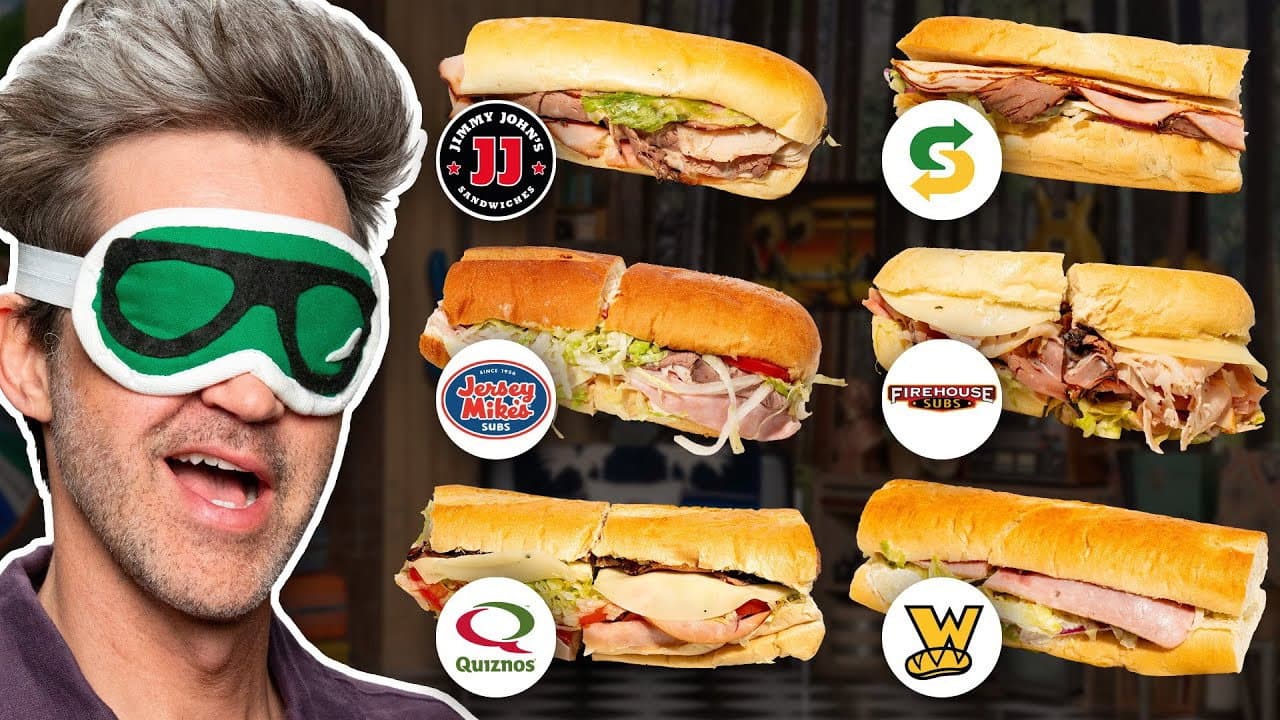 Still from Blind Sub Sandwich Taste Test