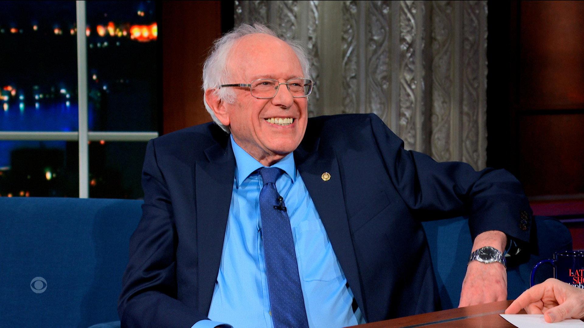 Still from 3/5/24 (Sen. Bernie Sanders, Bleachers)