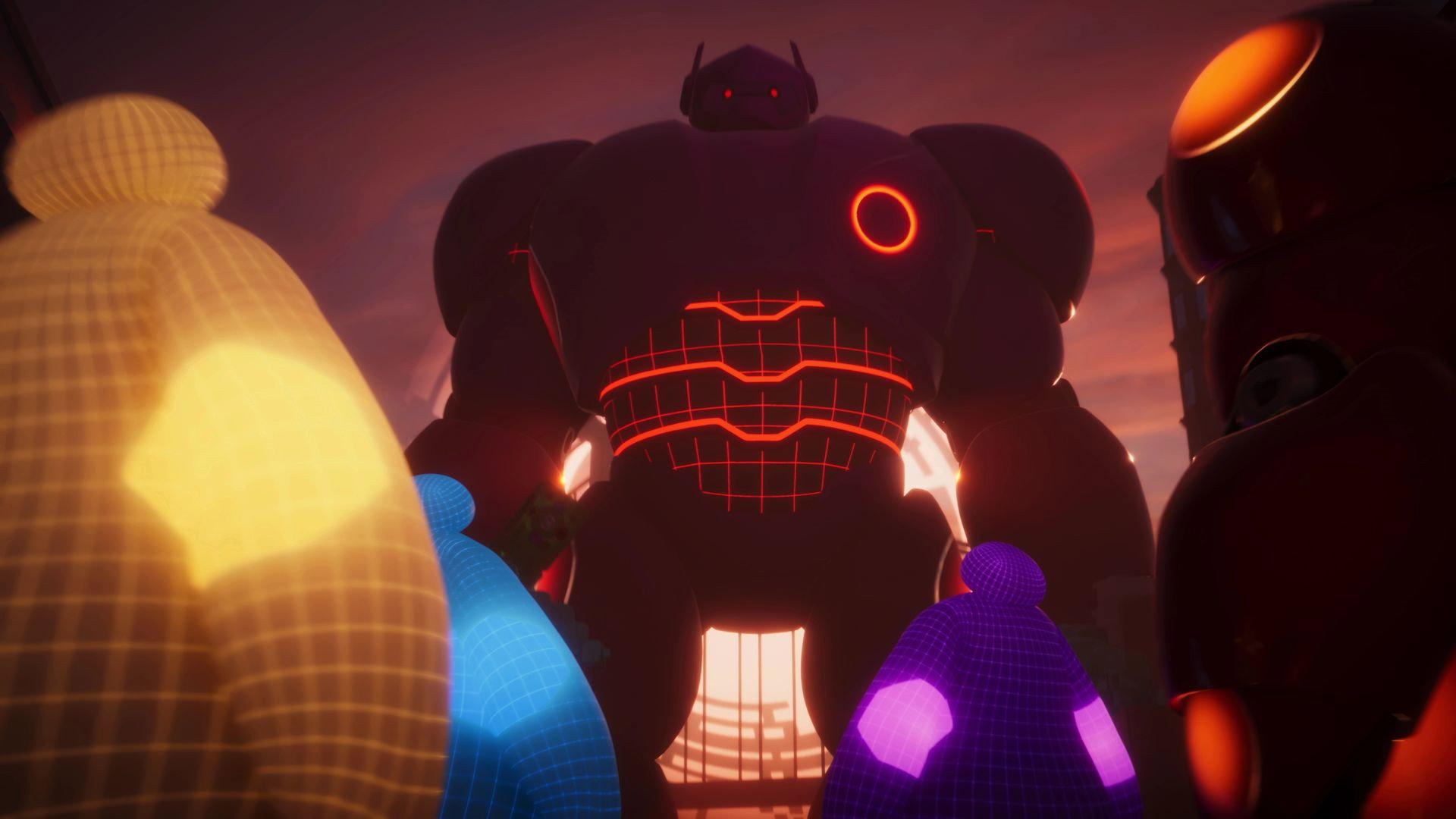 Still from Baymax Dreams of Too Many Baymaxes