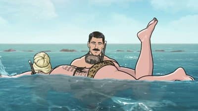 Still from Archer, P.I.