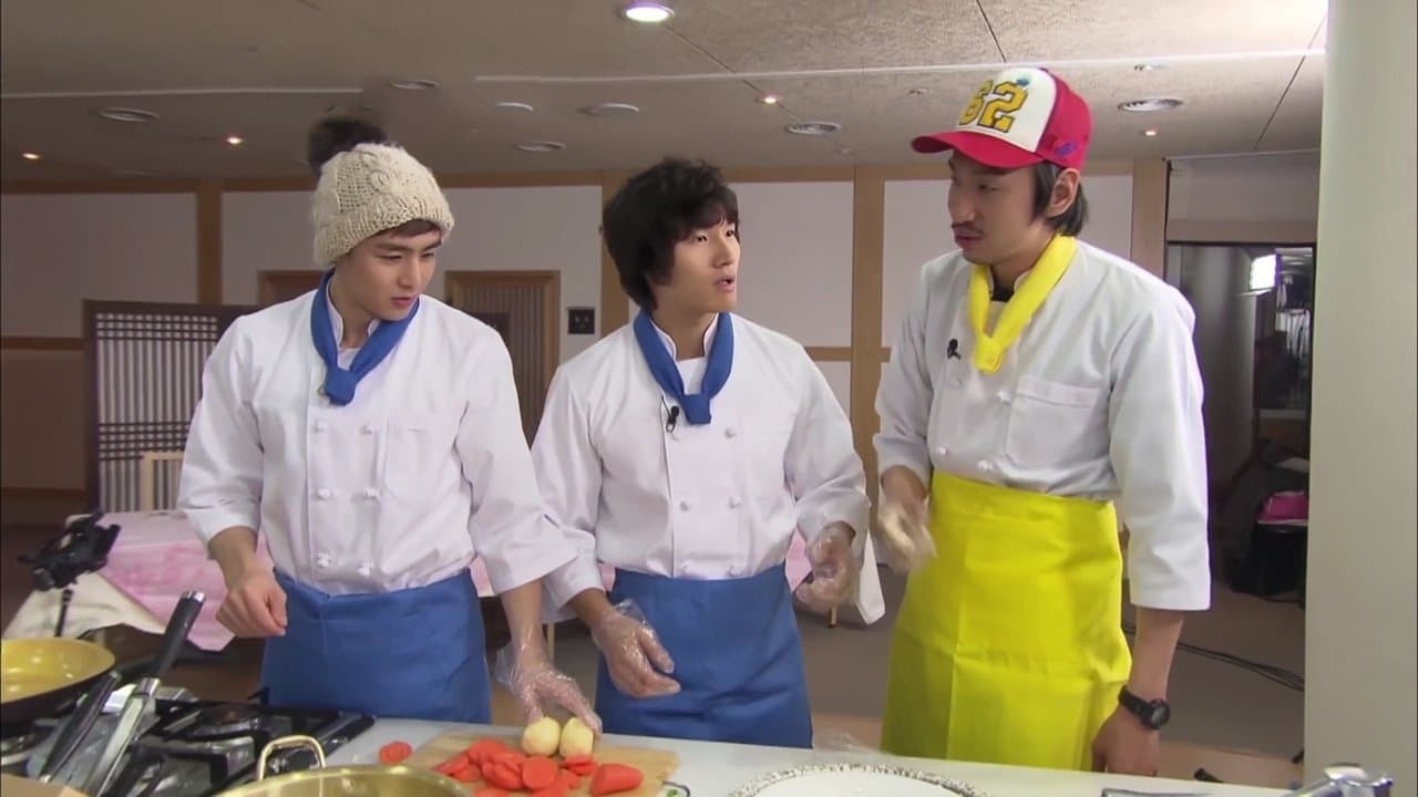 Still from Running Man Cooking Competition