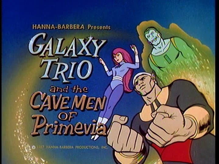 Still from The Galaxy Trio and the Cavemen of Primevia