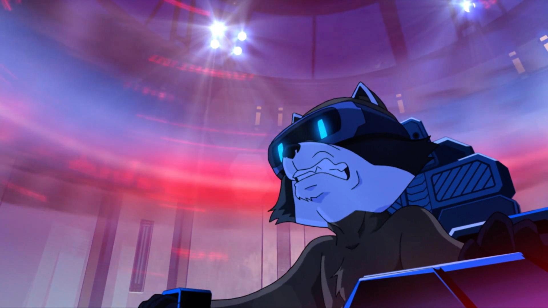 Still from Origins: Rocket Raccoon: Part 1