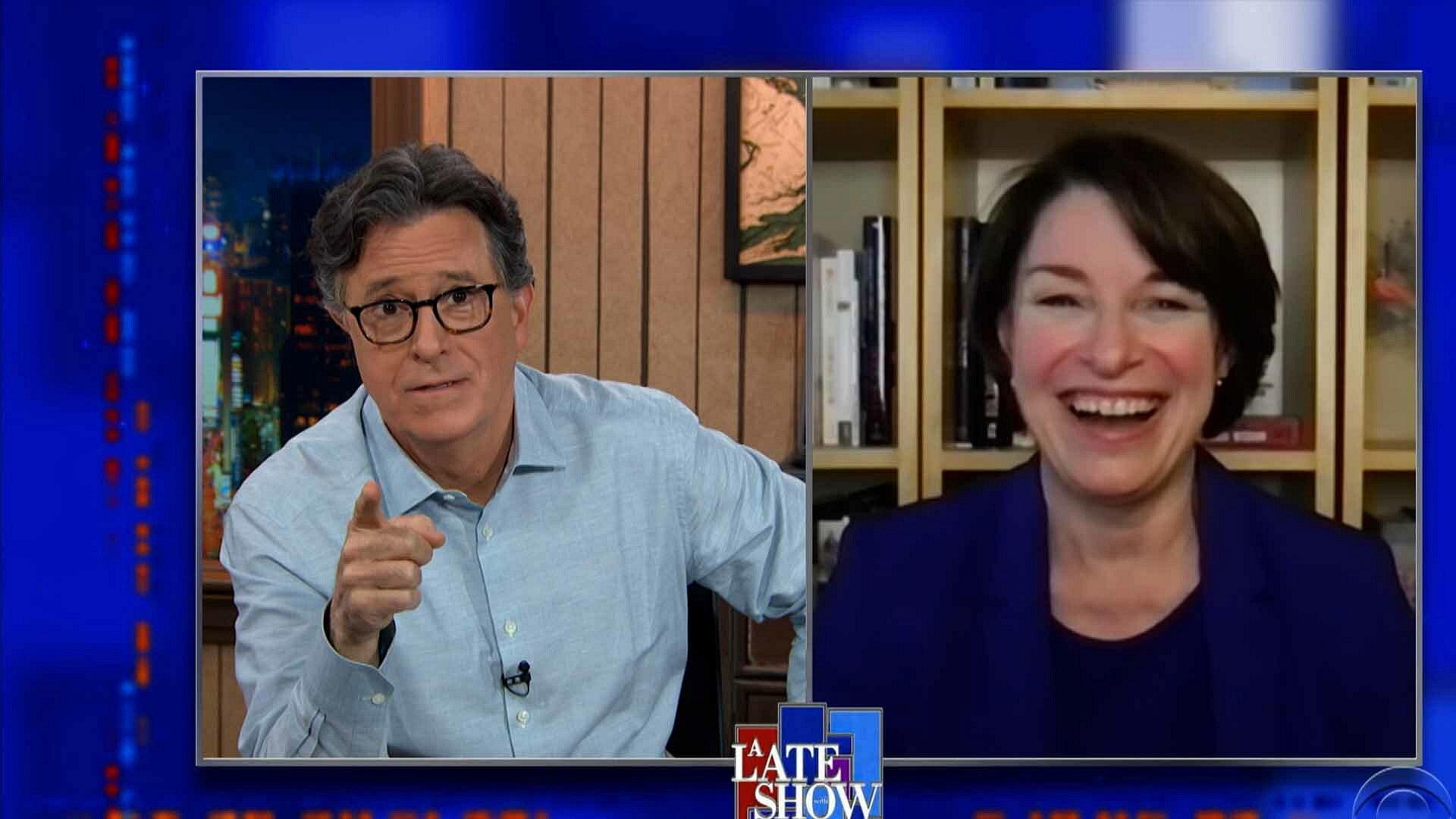 Still from Sen. Amy Klobuchar, Kyle MacLachlan