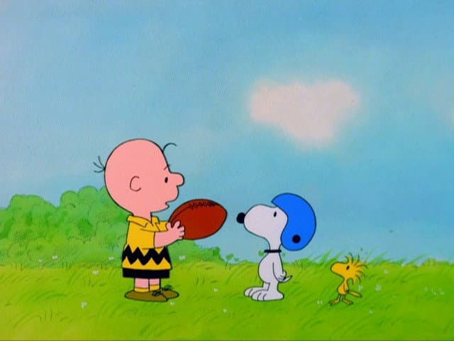 Still from Snoopy's Football Career