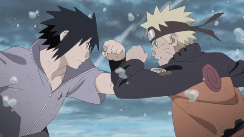 Still from Naruto and Sasuke