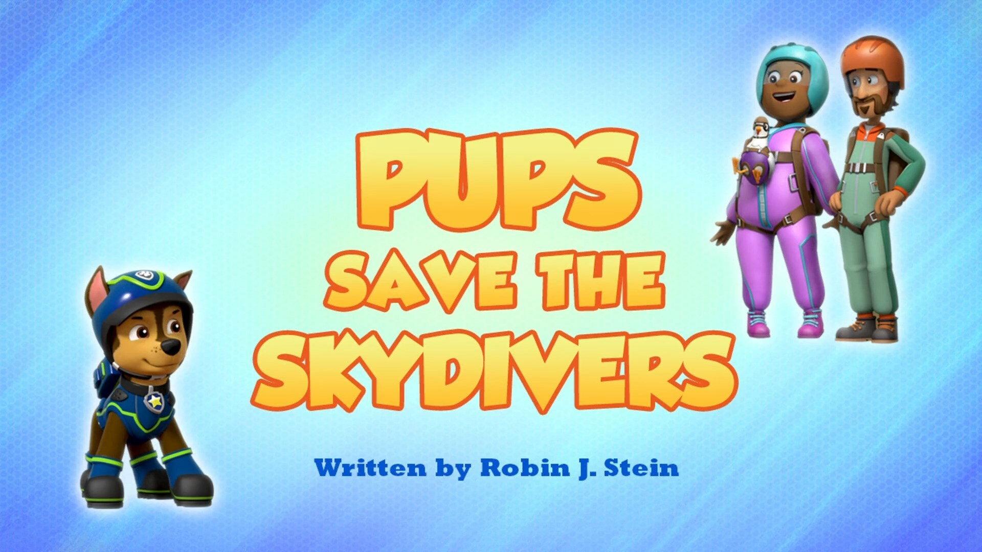 Still from Pups Save the Skydivers