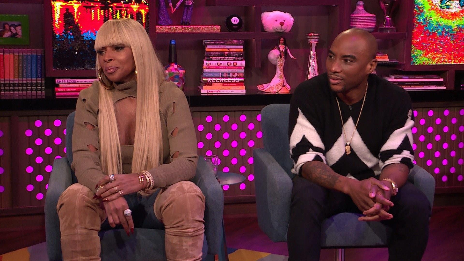 Still from Charlamagne Tha God and Mary J. Blige