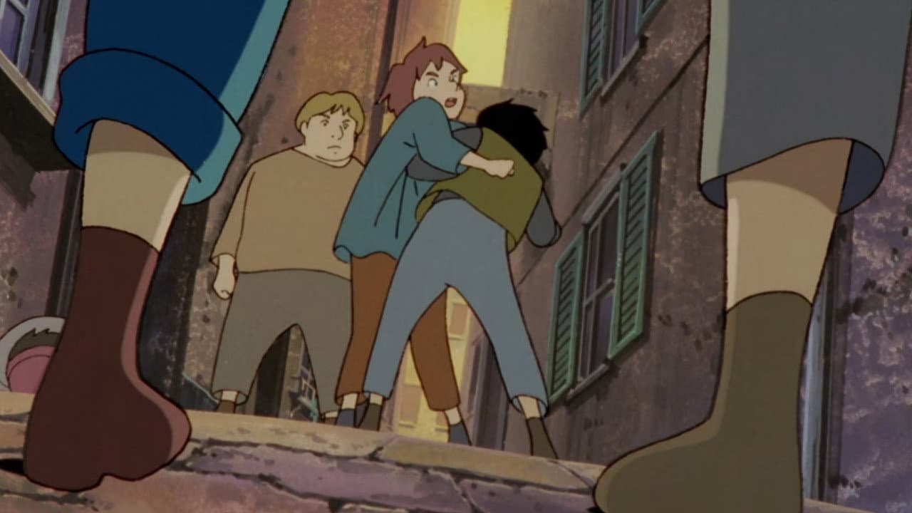 Still from The Duel at San Babila Church