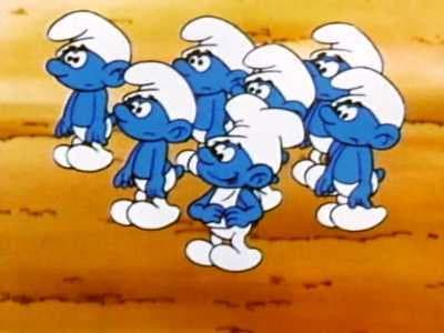 Still from A Loss Of Smurf