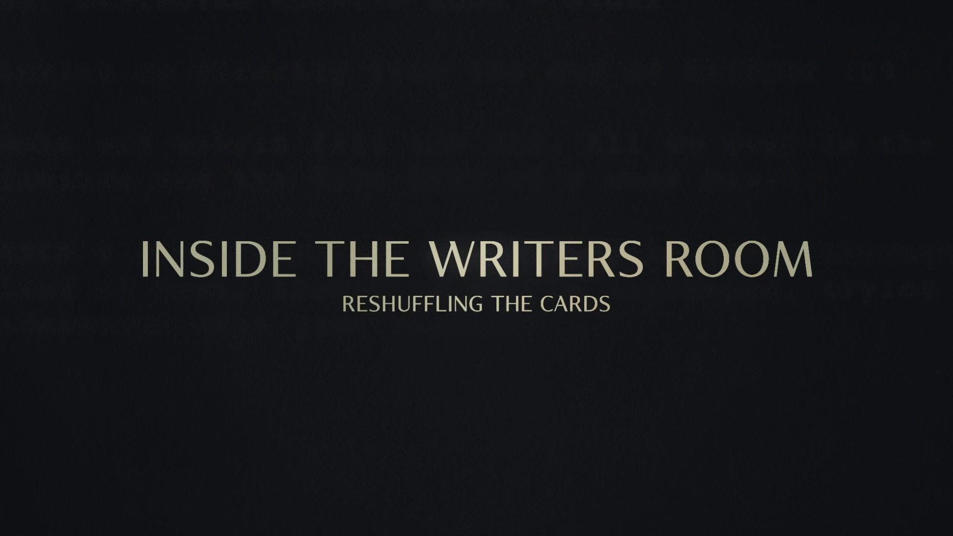 Still from Inside the Writer's Room: Reshuffling the Cards