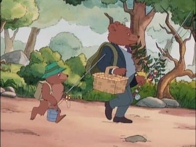 Still from Fishing with Father Bear