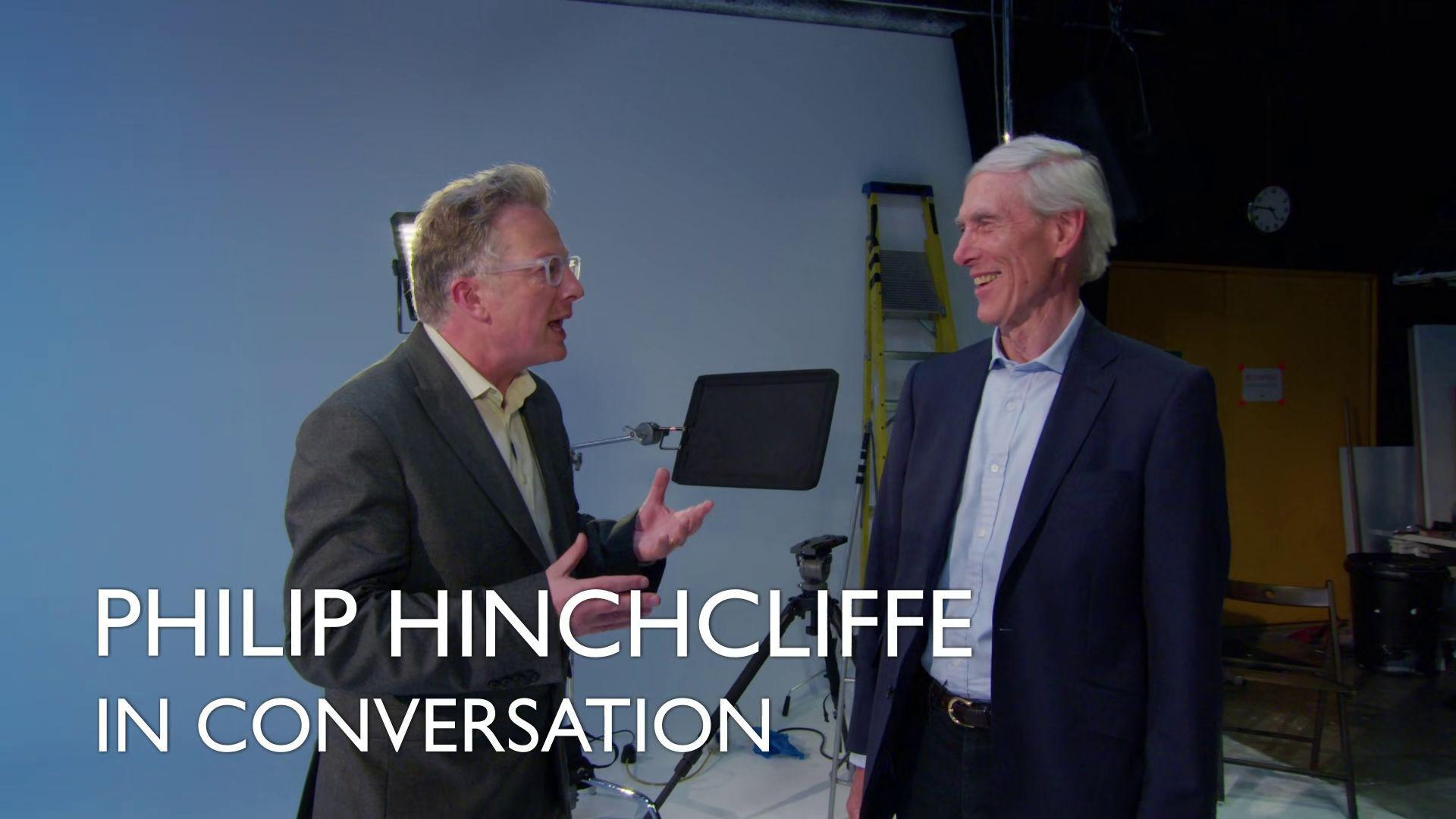 Still from Philip Hinchcliffe In Conversation