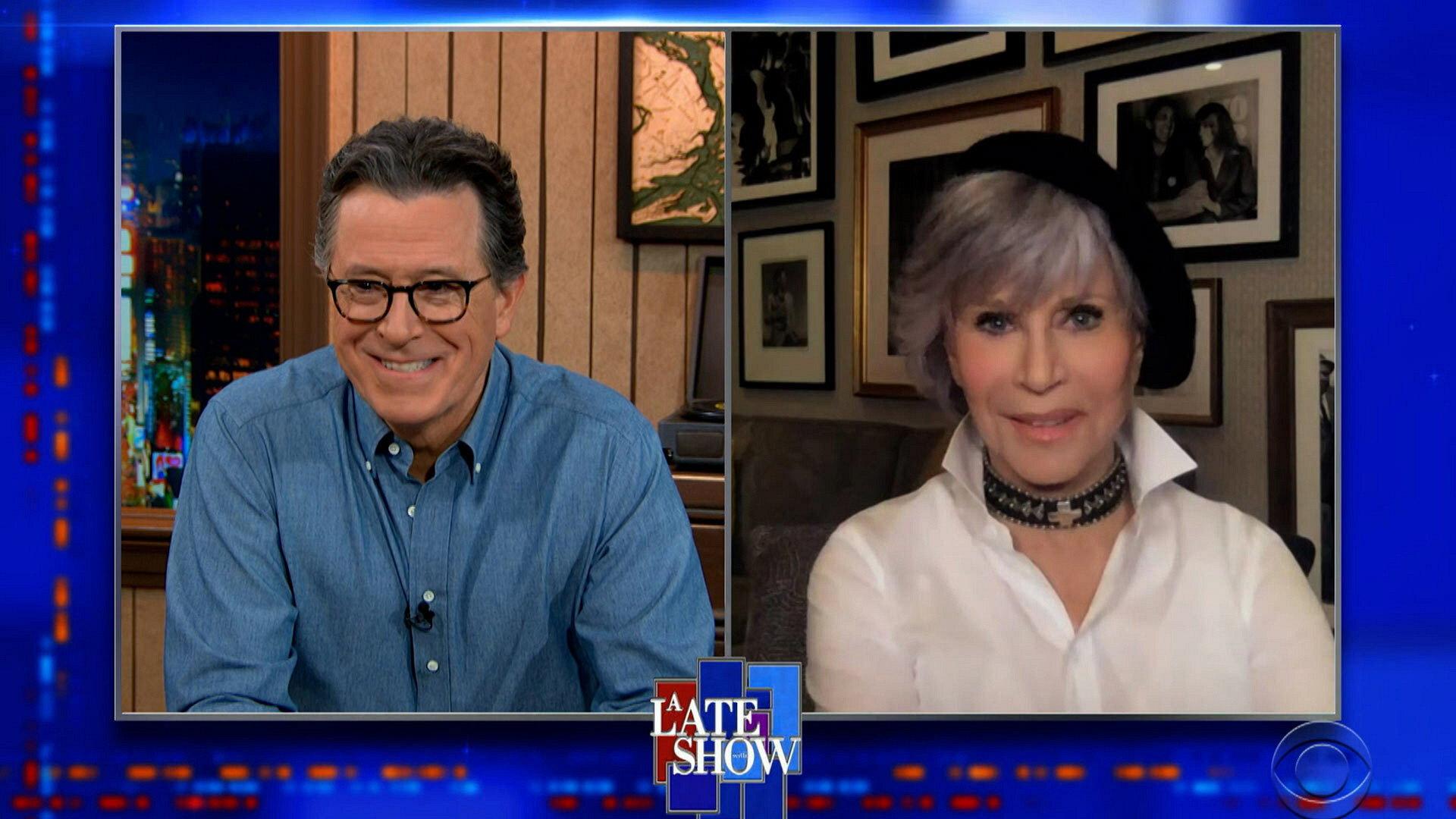 Still from Jane Fonda, John Oliver, Ringo Starr, Teddy Swims