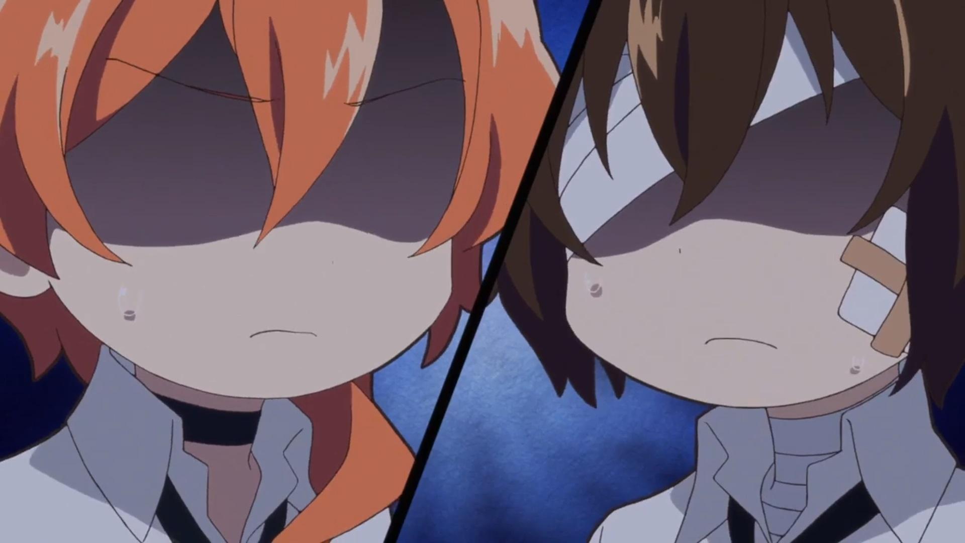 Still from Dazai and Chuuya, Pretentious Fourteen-Year-Olds / A Day in Yokohama / The Boy and the Puppy