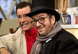 Still from A Colbert Christmas: The Greatest Gift of All!