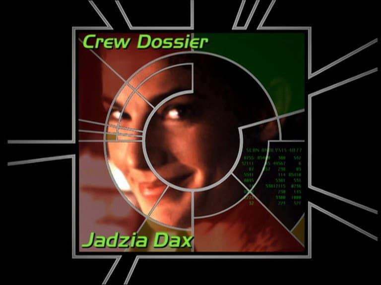 Still from Crew Dossier: Jadzia Dax