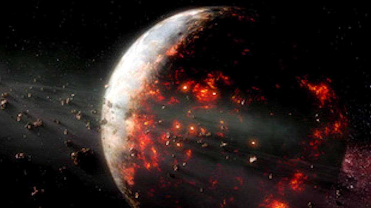 Still from Catastrophes that Changed the Planets