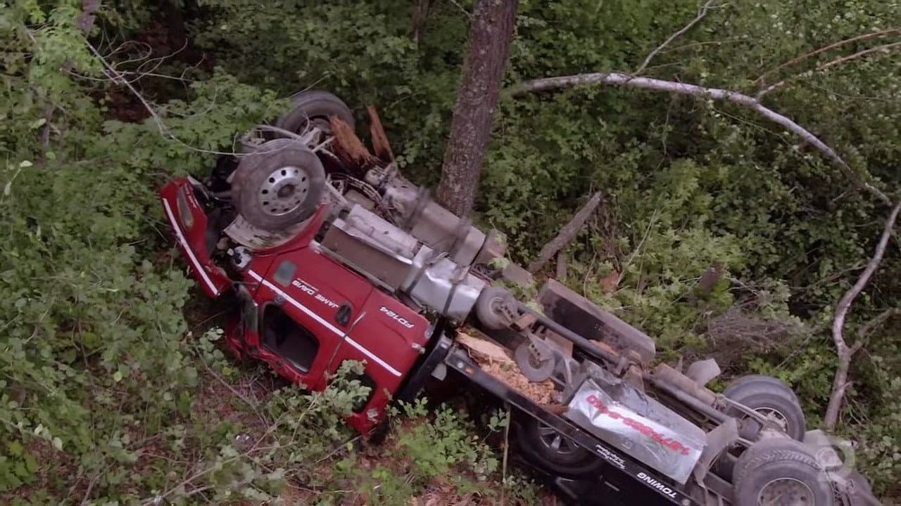 Still from Red Truck Wreck