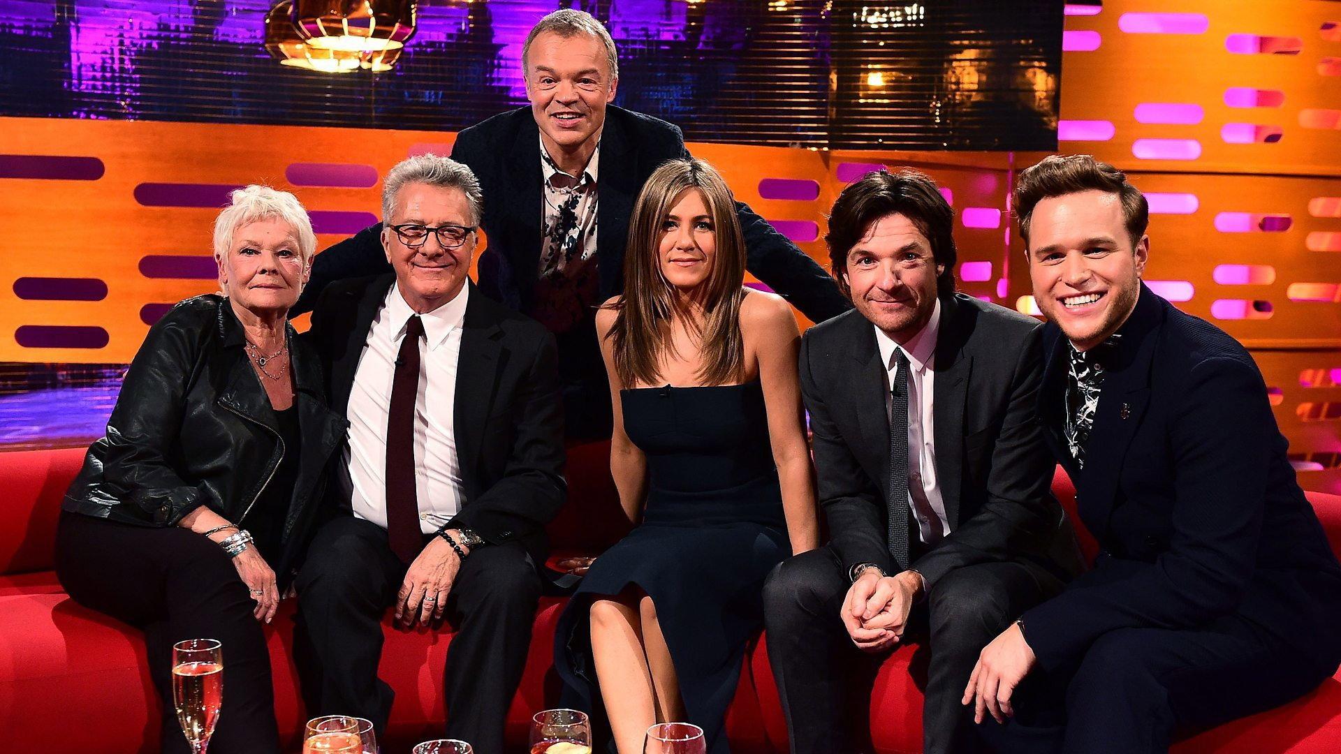 Still from Jennifer Aniston, Jason Bateman, Dame Judi Dench, Dustin Hoffman, Olly Murs