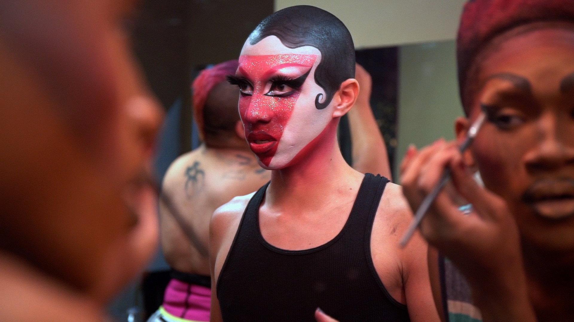 Still from 80's Female Wrestler