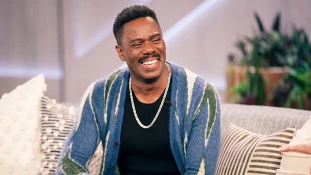 Still from Guest Host Jay Leno, Julie Bowen, Colman Domingo, Warren Zeiders