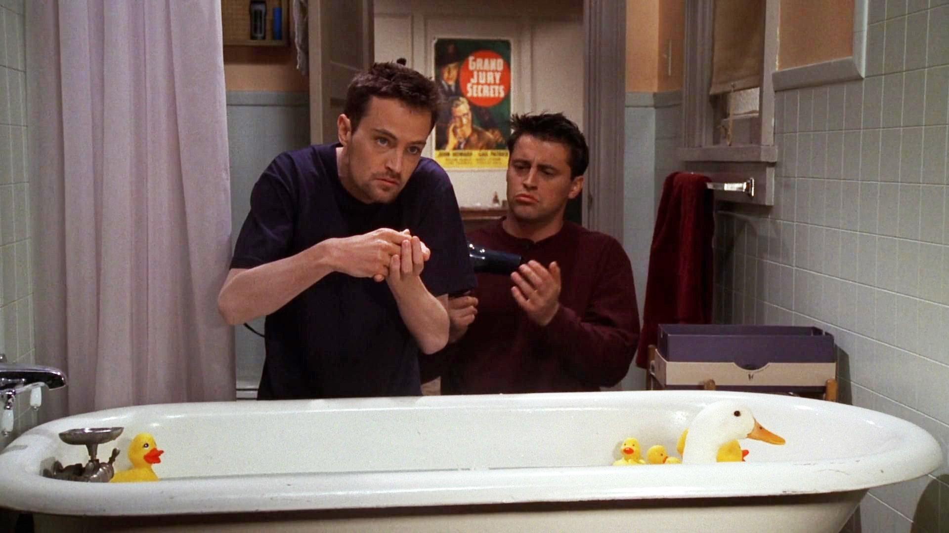 Still from The One with the Chick and the Duck