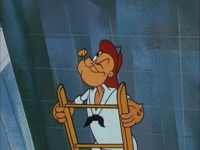 Still from Popeye the Fireman
