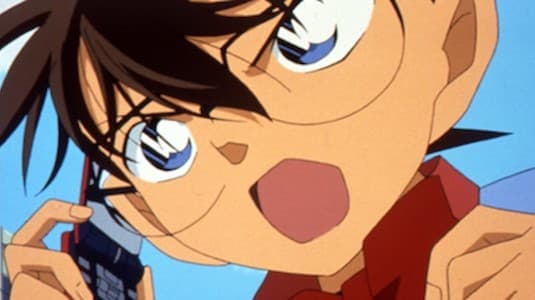 Still from Deduction Showdown! Shinichi vs. Subaru Okiya