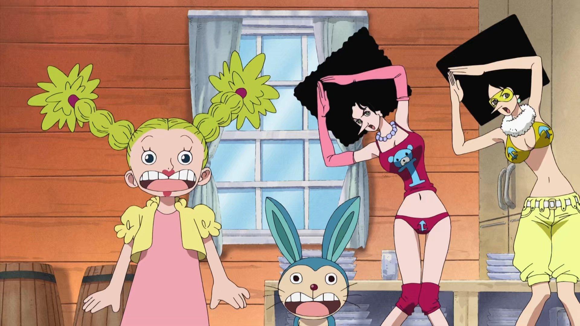 Still from The Strongest Family? Luffy's Father Revealed!