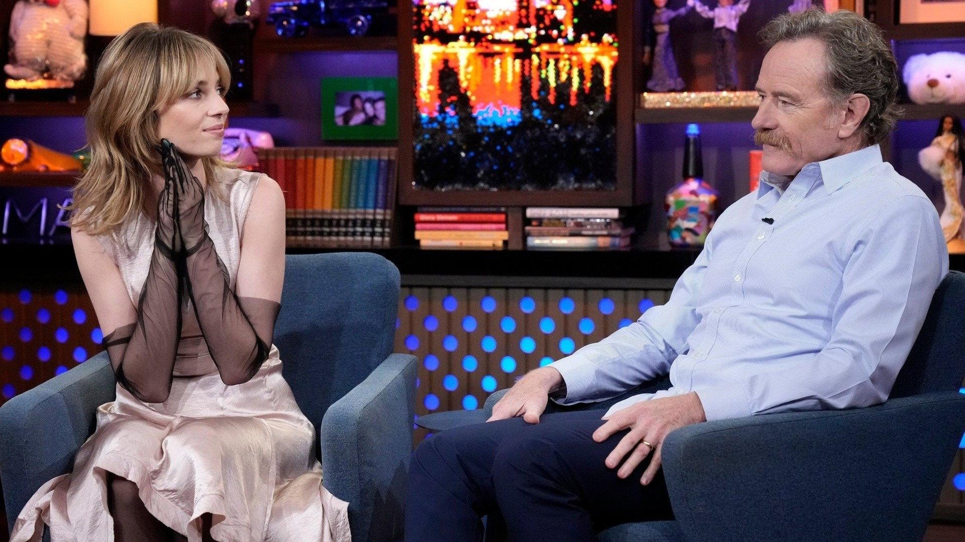 Still from Bryan Cranston and Maya Hawke