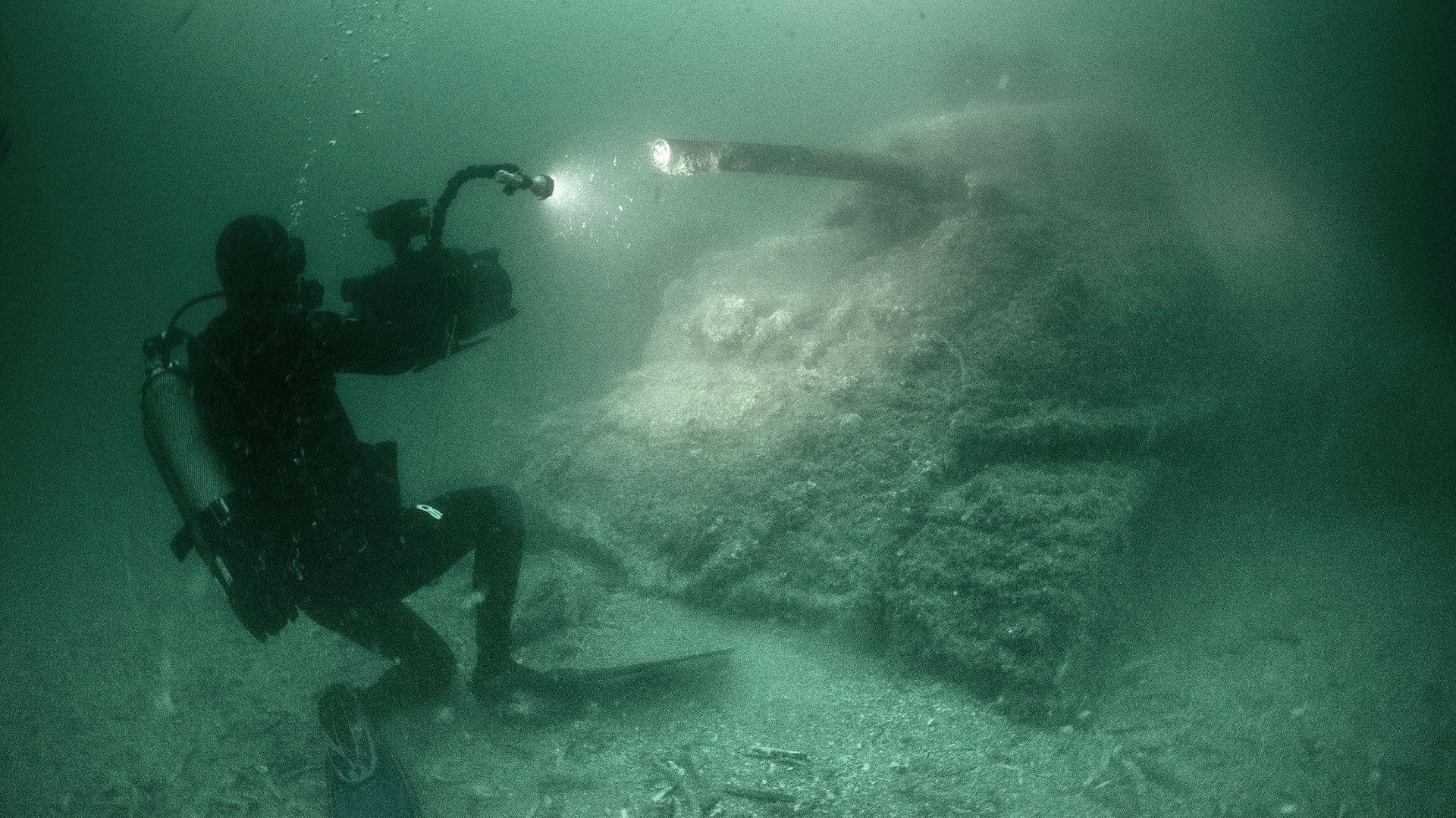 Still from D-Day's Sunken Secrets
