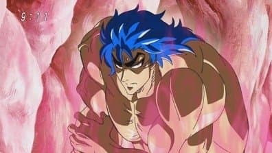 Still from Super Toriko's Fist of Rage! This is the Strongest Spiked Punch!