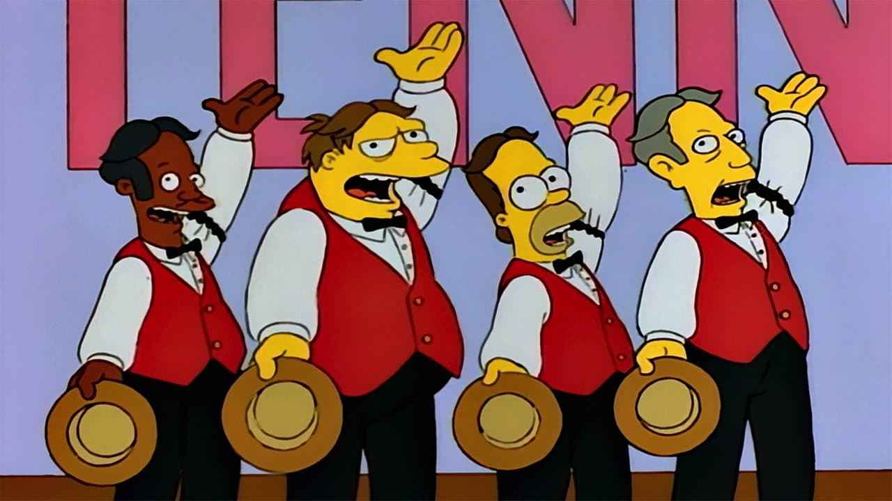 Still from Homer's Barbershop Quartet
