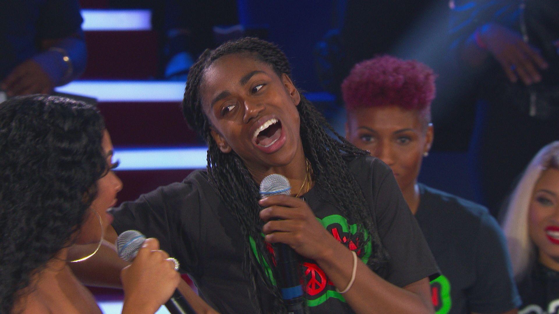 Still from Tiffany Hayes, Angel McCoughtry & Jay Rock