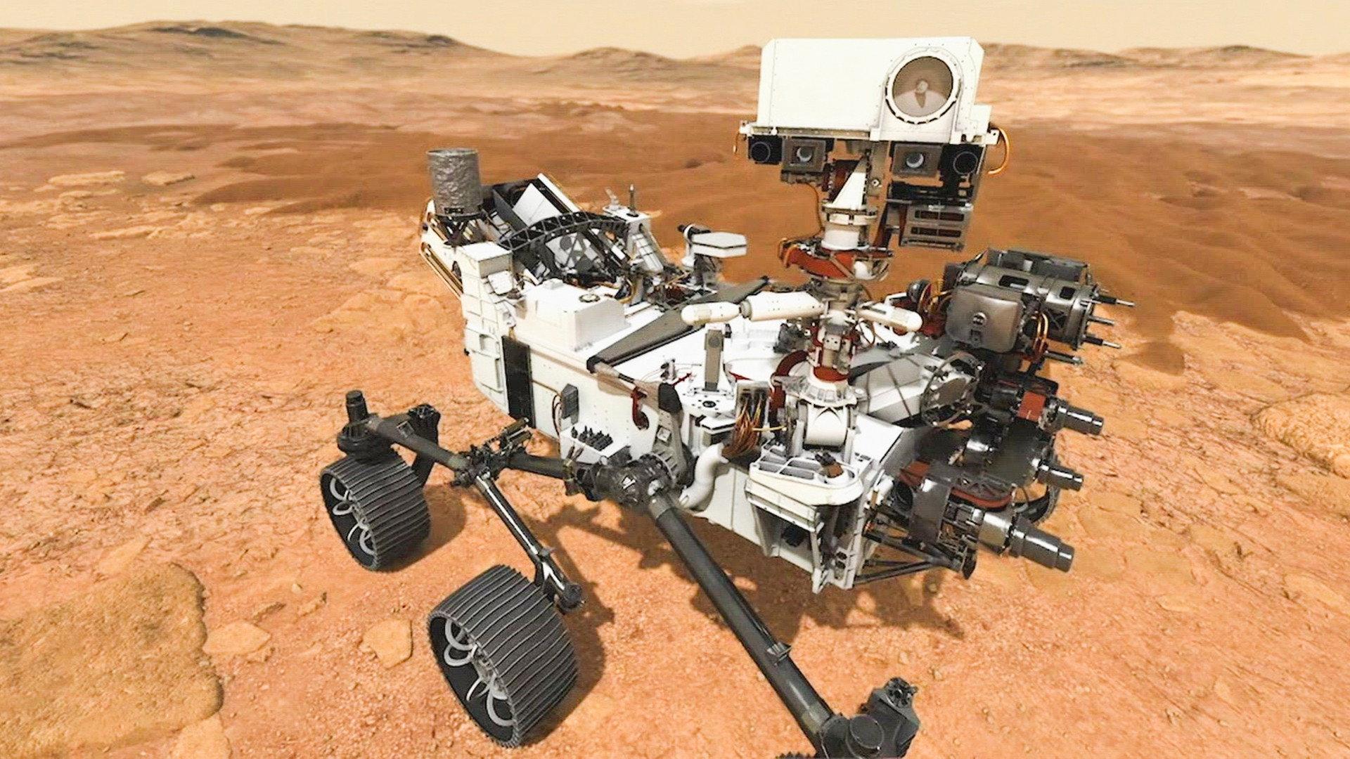Still from A Robot's Guide to Mars