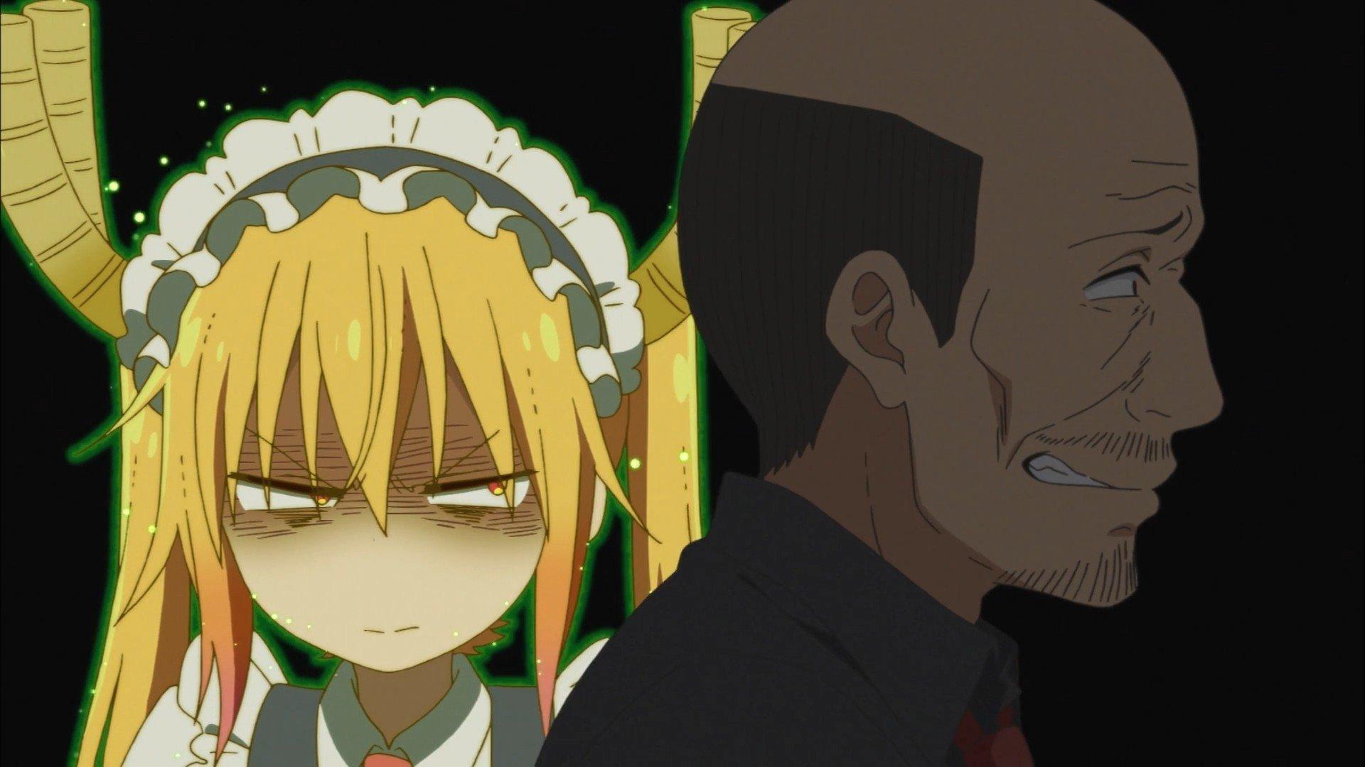 Still from Tohru's Real World Lessons! (She thinks she understands it already.)